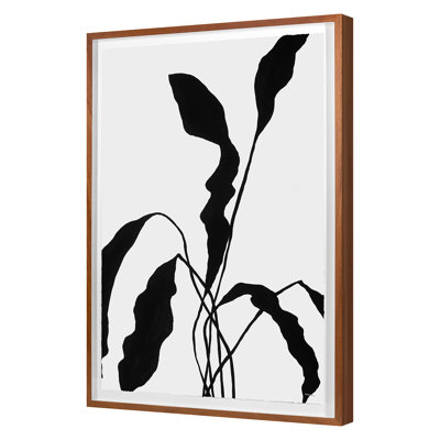 Silhouetted Flower 2 Print by Hable Construction