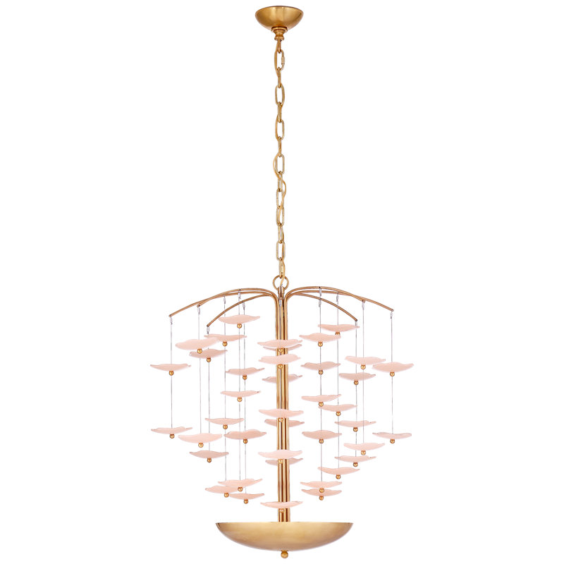 Leighton 5 - Light Chandelier, Soft Brass