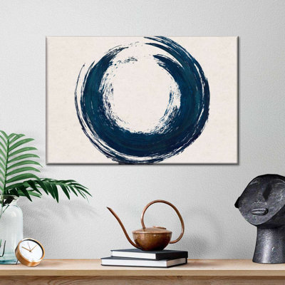 Cercle abstrait sur toile