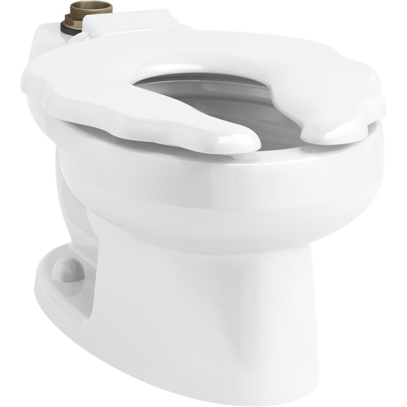 Kohler Primary Elongated Floor-Mount Flushometer Bowl