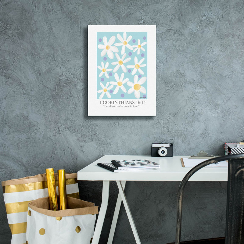 «Done in Love» par Lisa Larson, art mural sur toile, H 16 po x l 12 po x P 0,75 po