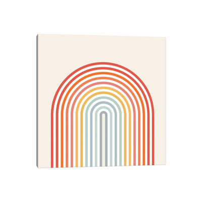Minimalistic Rainbow by Show Me Mars - Gallery-Wrapped Canvas Giclée on Canvas