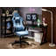 Inbox Zero Adjustable Faux Leather Swiveling PC & Racing Game Chair-1631583723