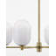 BALOR 6 - Light BRASS GOLD Pendant