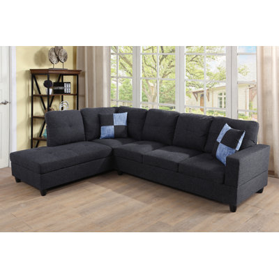 Nani Upholstered L-Shaped Sectional Left Hand Facing