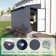 Metal Lean-to Storage Shed Multiple Sizes