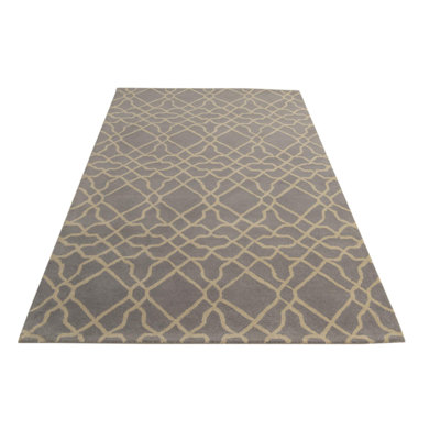Tapis gris clair 5x8 Pineland