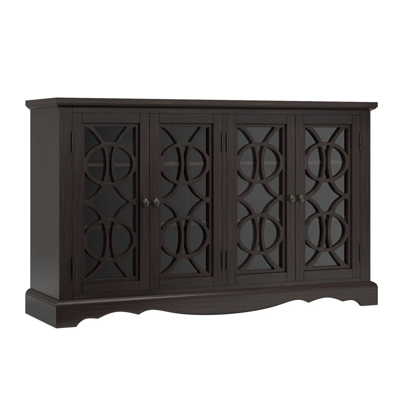 Adeodato 60'' Console Table, Antique Black