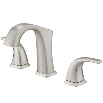 Widespread 2-handle Bathroom Faucet with Drain Assembly