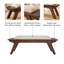 Banc en bois massif avec assise rembourrée Noah-123273946