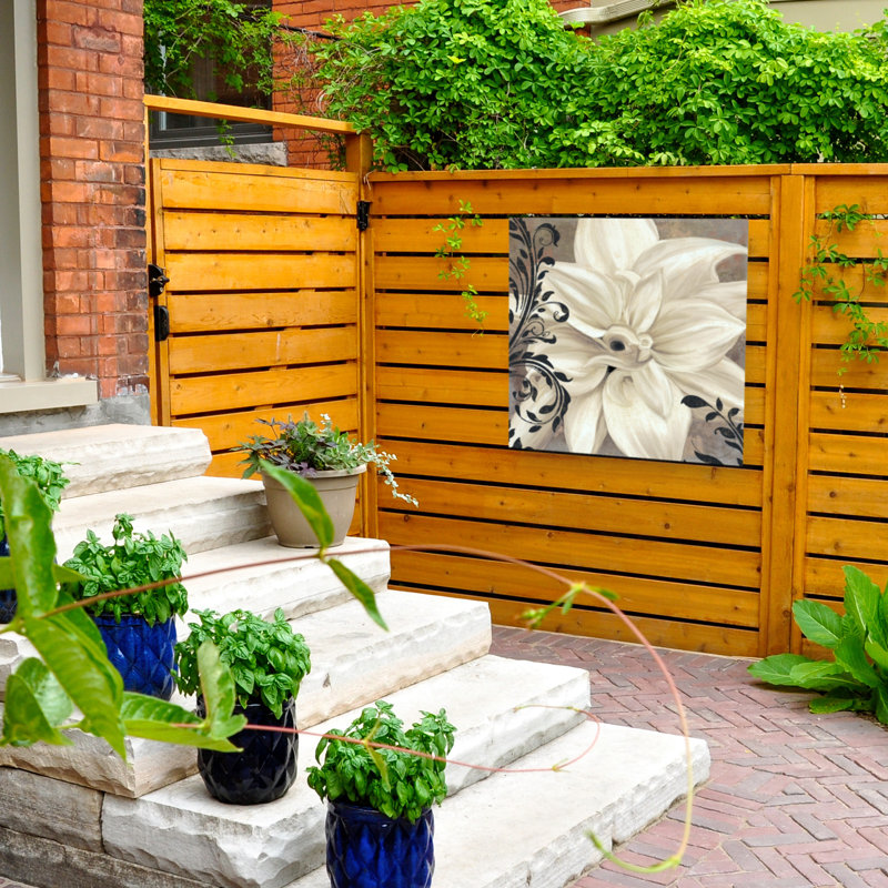 Décoration murale couleur blanc d'hiver II, L 24 po x H 24 po