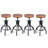 Swivel Counter Stool with Metal Frame-1034073683-951660728