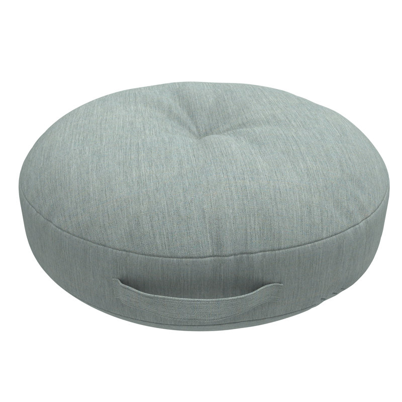 Eco-Fill Indoor / Outdoor Circular Floor Cushion, Cast Mist, Circular 55.9cm