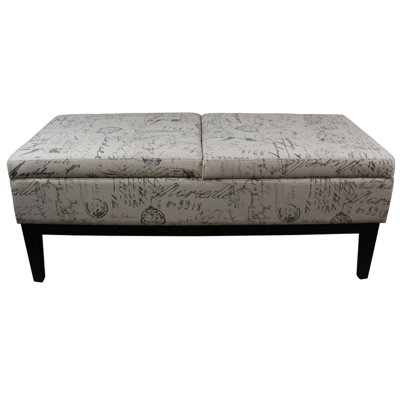 Fabric Upholstered Storage Bench