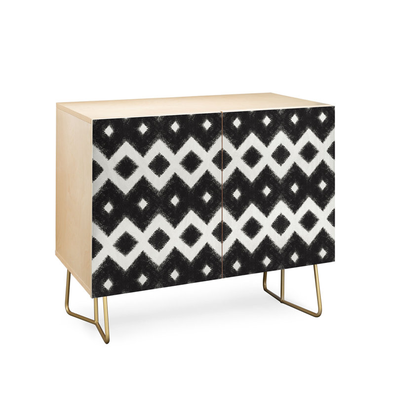 Accent Cabinet, Birch/Black