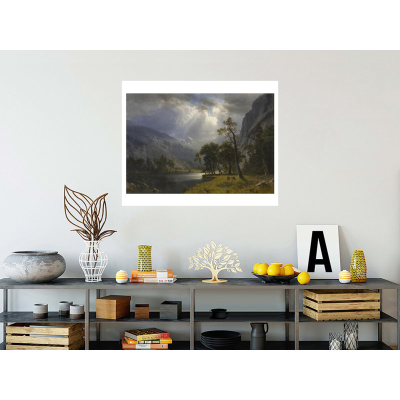 «Mount Starr King Yosemite» par Albert Bierstadt - Estampe numérique, H 32 po x l 40 po