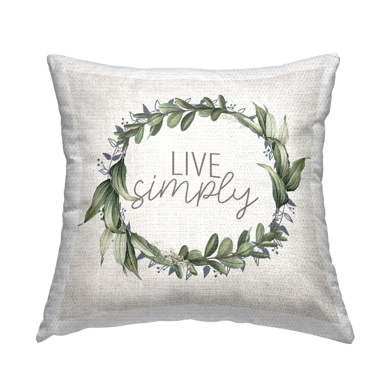 Coussin d'extérieur Live Simplement Rustic Green