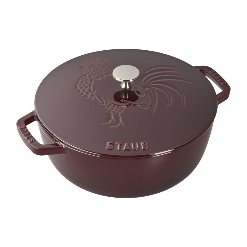 Cast Iron 3.8-qt Essential French Dutch Oven, Grenadine
