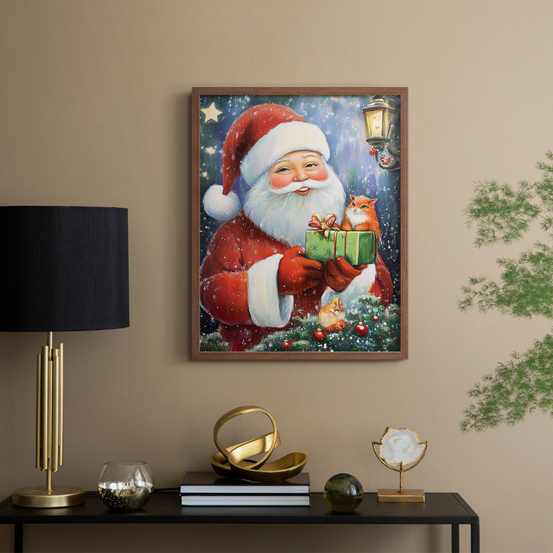 Reproduction encadrée - bois massif