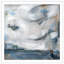 Blue Blush 2 Framed Watercolour Painting Print