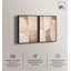 Sere Beige Forms Canvas Print Boho Beige Wall Art Set by Art Remedy, Black Frame, 10 x 15-507835841-507835893