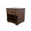 Grand lit tapissier avec 2 tables de chevet