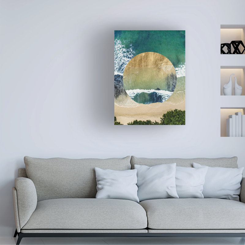 "Breaking Shore IV" sur toile, H 19 po x l 14 po