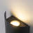 2-Light Dimmable Led Semi Cylinder Outdoor Wall Light