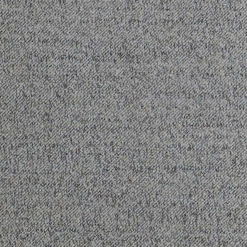 Canapé d'angle incurvé en boucle grise