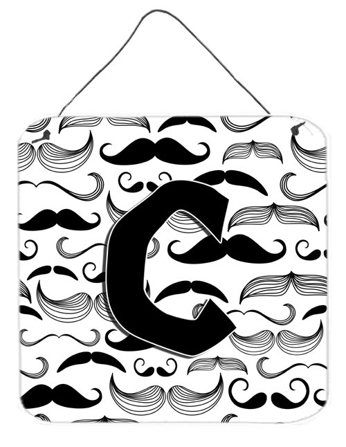« moustache initial by denny knight », impression sur plaque, C