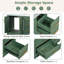Meuble-lavabo traditionnel vert 36 po (lavabo non inclus) [armoire seulement], meuble-lavabo