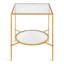 Table de bout en verre Lenzee