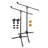5core trépied micro support 2 pièces support de bras de microphone de plancher réglable-114424191