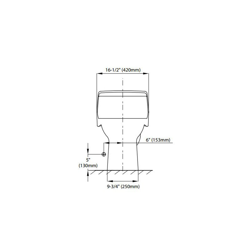 Supreme® Eco 1.28 GPF Elongated One-Piece Toilet (Seat Included), Bone