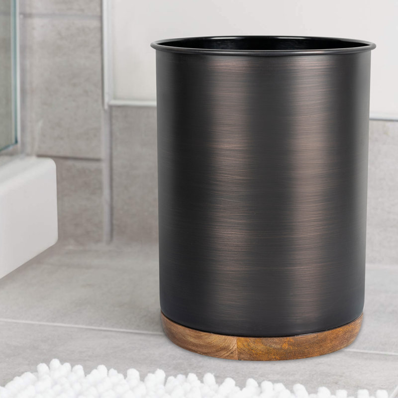 Steel Open Waste Basket - 1.88 Gallons