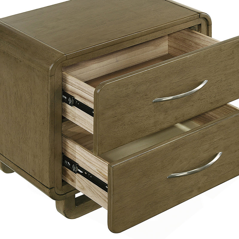 Table de chevet 2 tiroirs