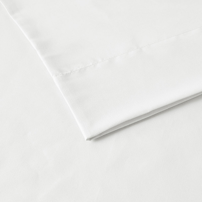 Ensemble de draps toutes saisons Intelligent Design, Ensemble de draps pour lit simple TG + 1 taie d'or, Blanc