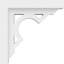 Support standard en PVC de qualité architecturale Sheridan de l 3 1/2 po x P 12 po x H 12 po-41422319