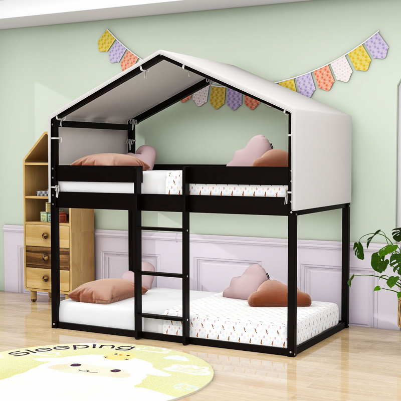 Lit superposé simple au-dessus de simple Malgosia Kids, Espresso