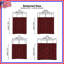 Couvre-lit matelassé rouge à motif floral damassé toutes tailles-128737144