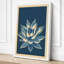 Lotus in Teal Botanical - Wrapped Canvas-1268253980-1268253982