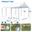 Abri d'auto 10 x 20