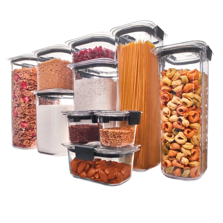 Rubbermaid Brilliance Leak-Proof Food Storage Containers with Airtight  Lids, Set of 4 (8 Pieces Total) | BPA-Free & Stain Resistant