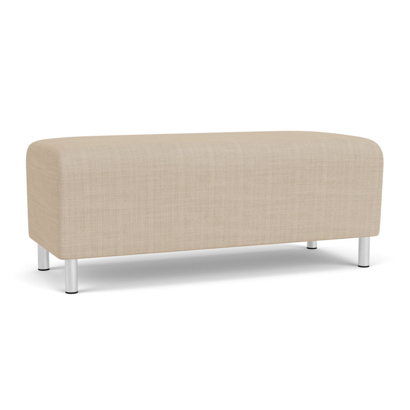 Banc de réception Ravenna, Acier brossé, Chambray calcaire
