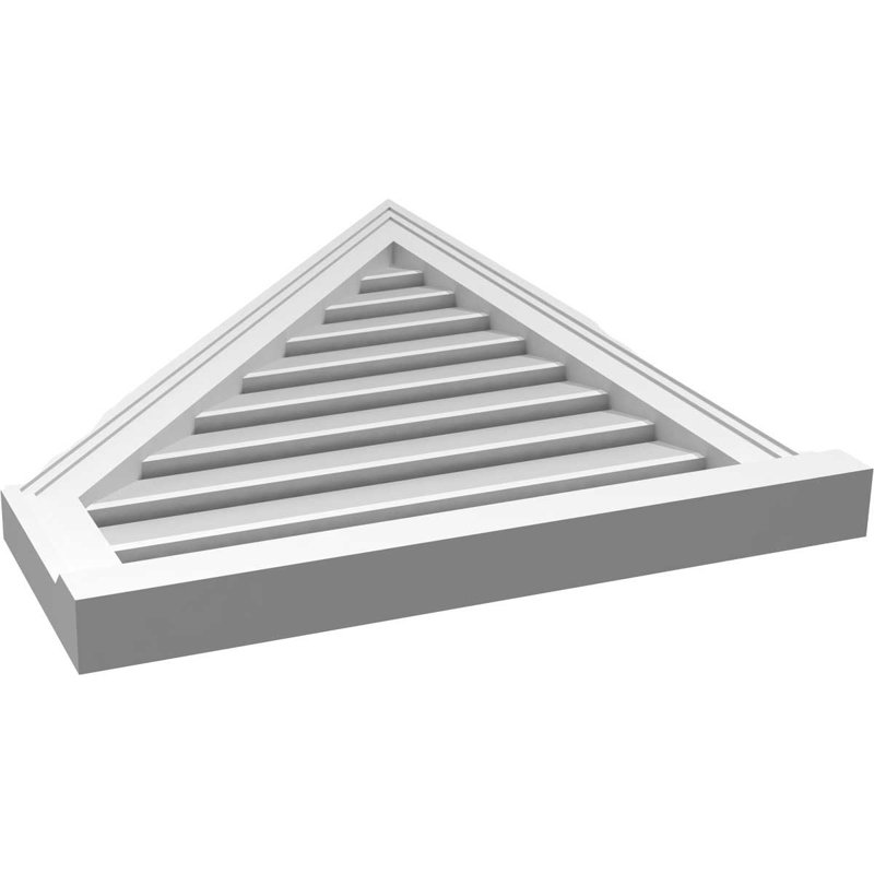 Pente fonctionnelle en uréthane demi-crête à montage en surface gauche Signature 13/12, brun clair apprêté