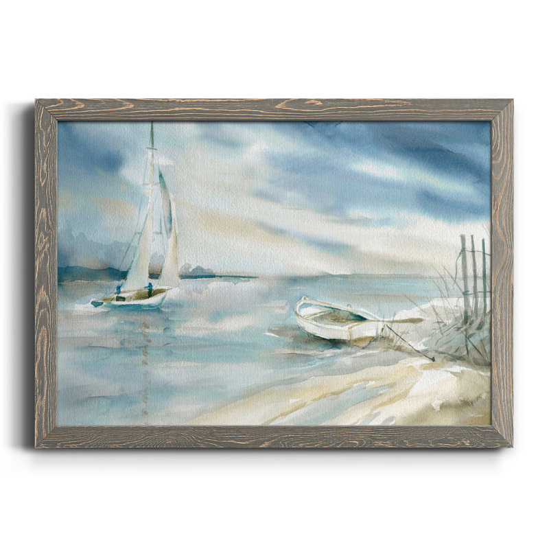 Voile subtile - Peinture sur toile encadrée, Érable, H 31 po x l 44 po x P 1 po