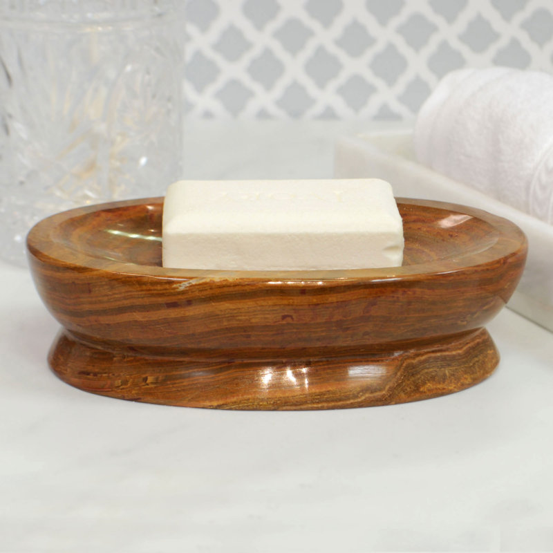 Porte-savon en marbre poli Atkinson
