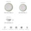  Petal French Country12 Piece Stoneware Dinnerware Sets, Service For 4-1833146671
