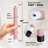 Fluted Ribbed Grooved LED Flameless Taper Candles, Remote, On/Off Button, Battery Operated, 6 Pack-291467190
