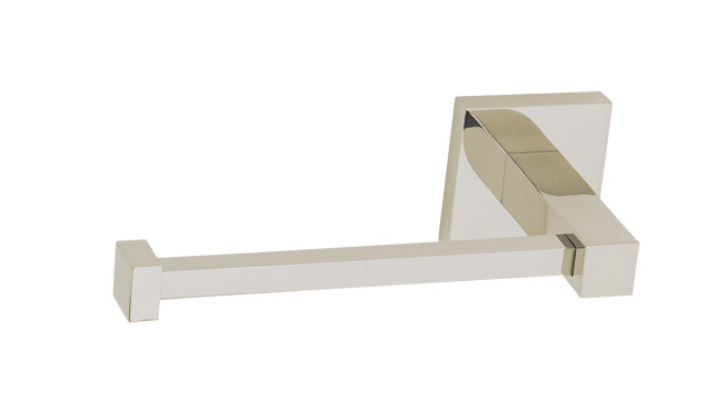 Wall Mounted Toilet Paper Holder, Polished Nickel